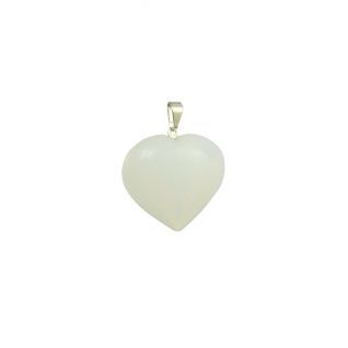 Colgante Corazón Opalina 2.5cm